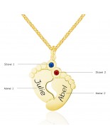 Personalized Birthstone Necklace JEWJONE101554